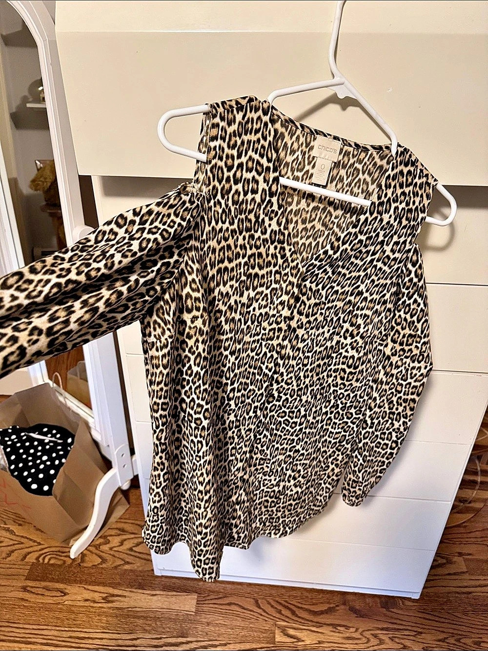 Chico's Leopard Print Blouse